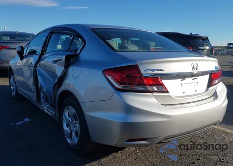 2014 Honda Civic Lx z USA, uszkodzony, nr VIN 19XFB2F55EE220106
